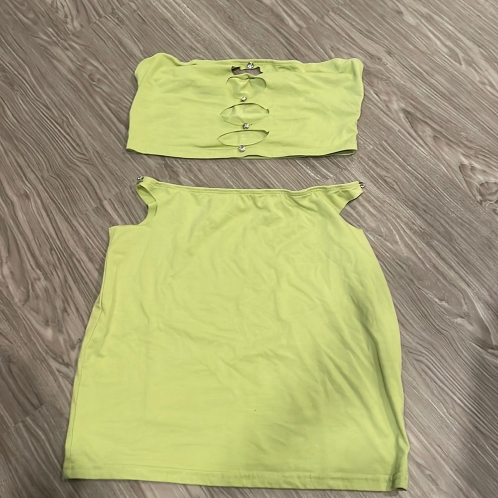 Cute lime green set